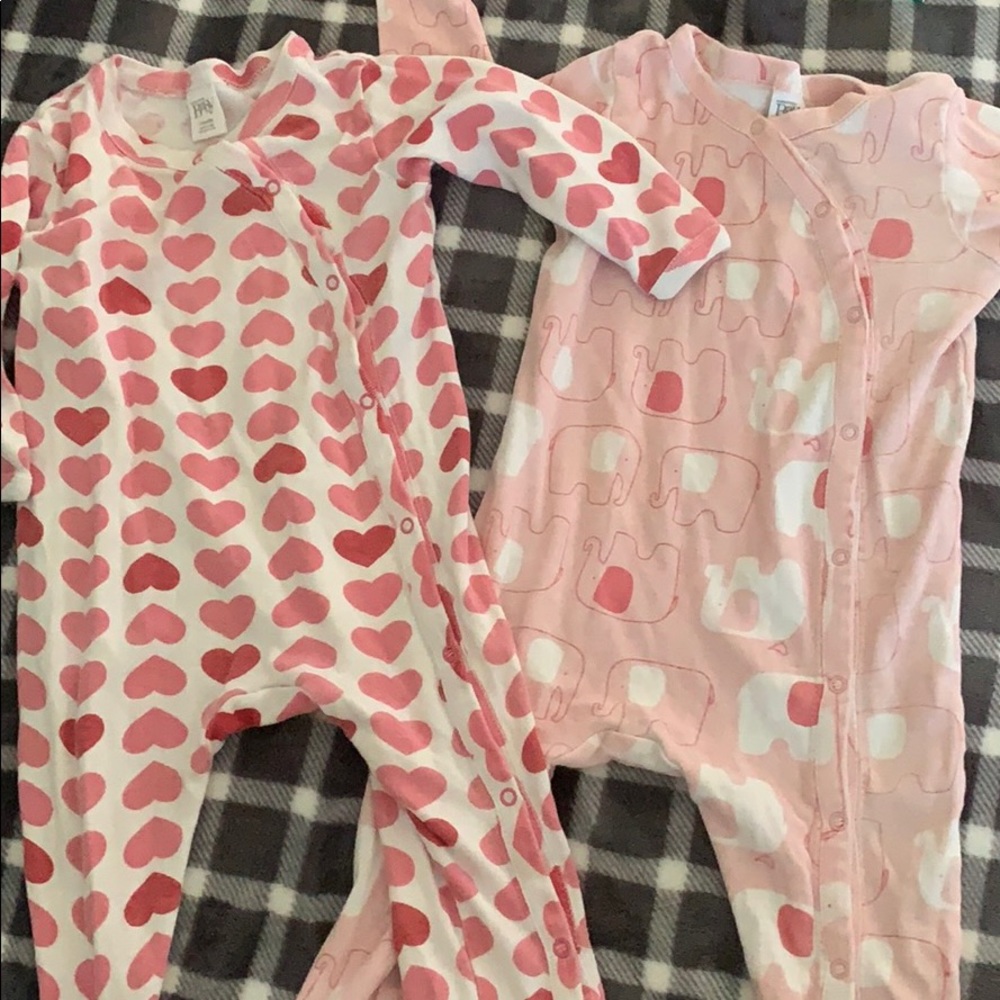 Footy baby pjs